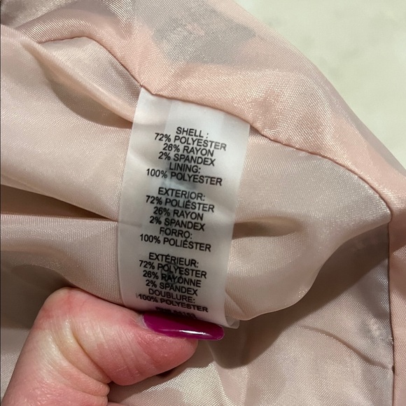 TH Women’s Plaid Blazer - Black, White, Pink and blue - Picture 4 of 4